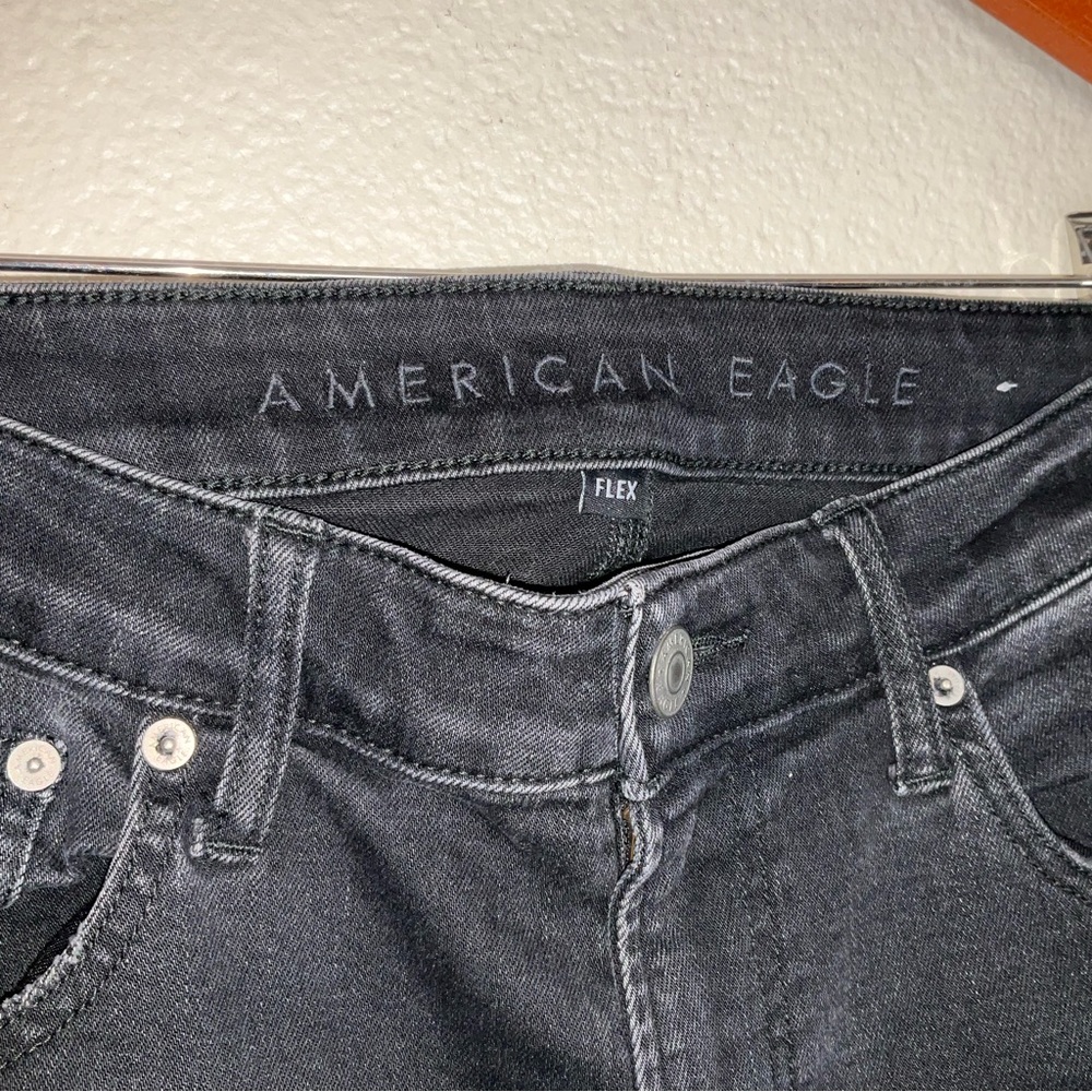 American Eagle Distressed Skinny Jeans SIZE 34x34 - Picture 9 of 11